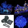 500 LED Solar Powered Fairy String Light Garden Party Decor Xmas - Varm vit