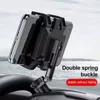 Staffa mobile universale Supporto GPS nel cruscotto Specchietto retrovisore Parasole Deflettore Supporto per telefono Forniture per auto