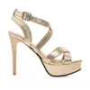 Estate Moda Sexy Big Size 34-45 Sandali Donna Lady Scarpe Tacco alto Donna Party Super Pumps M50 X0526