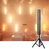 LED Matrix Bar Dekor Bar DJ Kulübü Sahne 10 * 10 W Sıcak Beyaz Amber DMX COB izleyici Blinder Işık