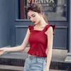 Summer Sleeveless Solid Color Shirts for Women Casual Korean Style Black White Blouse Pullover lady Tops 9332 50 210508