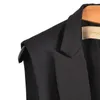 1 PC Bez rękawów Blazer Damskie Mężczyźni Casual Double-Piersed Lapel Kamizelka Kamizelka Rękara Sertigan Fashion Outwear Coat C50 Garnitury Blazers