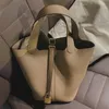 양동이 가방 간단한 작은 PU 가죽 2021 패션 여성 가방 여성 여행 핸드백