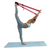 Yoga Stretching Leg Strap Yoga Tension Band Training Splits Stretch Cross Fork Dance Gymnastic Elastic Band Equipment for Home H1026