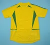 Brasil Camisa de futebol 2002 2004 2006 2010 Retro Soccer Jerseys Vintage Maillot Classic Football Shirt #9 RONALDO #10 RIVALDO #11 RONALDINHO 1957 1988 1994 1998 2000