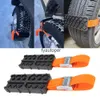 Bandenkettingbanden Duurzaam PU Anti-Skid Een Set Auto Traction Blocks met tas Noodsituatie Snow Modder Sand voor Ice