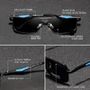 KINGSVEN 2021 Merk Klassiek Vierkant Gepolariseerde Zonnebril Heren Drijvende Mannelijke Zonnebril Eyewear UV Blokkeren N7906