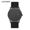 Cagarny – montre à Quartz pour hommes, étanche, Date, mode Business, bracelet en cuir, luxe, mouvement japonais, cloche Relog