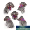 Dog Apparel Pet Bandanas Washable Adjustable Bibs Scarf Double-Cotton Plaid Printing Accessories For Small And Medium Dogs Factory price expert design Quality