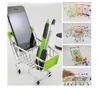 Huishoudelijke Sundries 6 Kleur Mini Supermarkt Handcart Utility Boodschappenwagentje Opslag Organizer Chidren Gift Kids Speelgoed Kerstmis