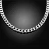 925 Sterling Silver 10MM exquisite noble gorgeous charm fashion for men women chain wedding Necklace jewelry