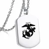 Acciaio inossidabile Ciondolo per cremazione della Marina degli Stati Uniti del Corpo dei Marines degli Stati Uniti USN Anchor Military Opening Charms Ash Cremains Collana per commemorare parenti e animali domestici