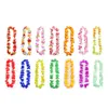 Couronnes de fleurs décoratives 50 pièces collier de Leis hawaïen coloré guirlande de fleurs tropicale Luau fête faveurs plage Hula Costume Ac8760996