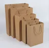 Brown Kraft Paper Shopping Merchandise Party Gift Bags with Rope Handles 16 Sizes Wholesale