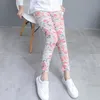 Leggings per ragazze estive Collant con stampa per bambini Pantaloni skinny Pantaloni per bambini con stampa di fiori Pantaloni a matita 3-11 anni M3937