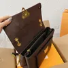 Frauen Umhängetasche Kette Umhängetasche Handtasche Brief Druck Tasche Klassische Blume Schulter Tasche Flap Wallet Dame Karte Halter