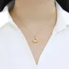Diamond Kant Necklace Retro Valentijnsdag Verjaardagscadeau 2021 Modieuze eenvoudige klassieke uniek voor haar hanger kettingen