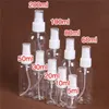 5 ml 10 ml 20 ml 50 ml 60ml 80ml 100ml plastsprayflaska Tomtfyllningsbar flaskor Parfym Pet Container