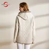 MODERN SAGA Autumn Women Jacket Warm Cotton Padded Hooded Zipper Parkas Female Coats Spring Casual Plus Size 211008