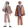 Anime Bungo Dogs Cães Cosplay Costumes Ranpo Edogawa Cosplay Cosplay Detective Uniforms Halloween Party Game Bungou Sede Cães Y0903