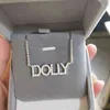 DODOAI 9mm Lettere Nome Personalizzato Collane Collane di Diamanti con Lettere Numeri Personalizza Collana di Cristallo Pendente per Donne 219726525