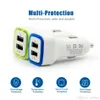 LED Dual USB Car Charger 5V/2.1A 2 Port Power Adapter Vehicle Portable Usb Chargers For Samsung Xiaomi