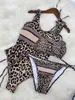 bikini leopardo push up