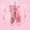 Nowy silikonowy wibrator miękki i potężny masażer pochwy dorosłych sex zabawki dla kobiet 20 prędkości podwójna głowica doustna komentarz stymulator języka seksuje produkty
