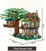 LOZ 1033 Yeni Ürün Ağacı Evi 4761 adet Mini Yapı Taşı Montaj Sahnesi Modeli Oyuncaklar Çocuk Doğum Günü Hediyesi için Q0624