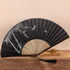 Другой домашний декор бамбук складной вентилятор китайский древний стиль портативный вентилятор ручной вал.