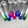 Glass Bong Oil Burner Pipe Hookahs Manufacture Handcraft 4.0inch Thick Pyrex Colorful Tobacco Hand Pipes For Smoking