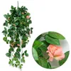Artificial Hanging Rose Flowers Garden Decoration 7 Colors Eco-friendly Plants Vine Leaves DIY For Home Wedding Party Decor T9I001287