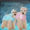犬用アパレルレインコートビッグ犬のための反射のための大きな不透過性の防水レインコートトレンチジャケット衣装プラスサイズxxxxl e