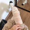 Носки Hosiery Lolita Kawaii Симпатичные Bowknot Колготки Женщины Японский Стиль Сексуальные Кружева Сетка Fishnet Pageyosehose Белье Hosidery Чулки