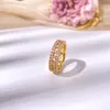 Ontwerpers Ring Mode-sieraden Klassiek Achtklauw Diamanten Ringen Sterling Sier Damessieraden Veelzijdig als verjaardagscadeau Liefhebbers Stijl