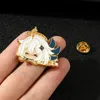 Broches broches Genshin Impact broche en métal émail dur femmes hommes jeu bijoux Badge Kawaii dessin animé Figure Souvenir Cosplay cadeau Fo331f