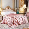 Bedding Sets Satin Silk Set Home Textile King Size Bed Clothes Duvet Cover Pillowcases