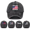 NEWhat Let's Go Brandon Baseball Cap Party Supplies FJB Trump Supporter Rally Parade Cotton Hats Print Daddy caps ZZF12324