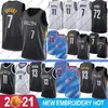 2021 New Kevin 7 Durant Kyrie 11 Mens Irving 13 Harden College Basketball Jerseys Camisetas de baloncesto 2021 Stock S-XXL Jersey Breathable Jersey