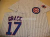 Custom MARK GRACE Cool Base Sewn Baseball Jersey W/Patch NEW Stitch Any Name Number Men Women Youth baseball jersey