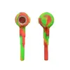 Ny design Sherlock Silicone Honeycomb Reting Oil Bee Handrör med Glass Bowl Dabber Tool Sorte Colors