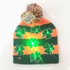 Gorący sprzedawaj nowe Dign Boże Narodzenie Hallowmas Ftival Kids Beanie Scarf z LED migające światło