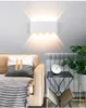 LED Wall Lamp Aluminium Waterproof Outdoor Bedroom Mirror Lamps för Porch/Garden Luminaire 4W/6W/8W/10W/12W