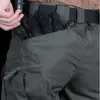 Pantaloncini cargo militari urbani da uomo in cotone da esterno maschile classici tattici impermeabili multitasche di grandi dimensioni 5XL 210714