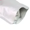 Eco Metallic Juice Packaging Bags Stand Up Alluminio Mylar Beccuccio Sacchetti 50pcs Conservazione del latte materno all'aperto con Funnelgoods