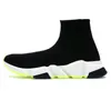 Women Mens Designer Casual Sock Shoes Speed Trainer Black White Red 2.0 Bottoms OG Rubber Sole Pink Foam Socks Trainers Loafers Runners Sneakers Jogging Walking 36-45