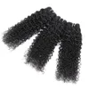 Indian Kinky Curly Virgin Human Hair Weaves Grade 9A Indian Curly Hair Bundles Natural Color Whole Indian Remy Hair5447838