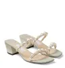 Lato Design Amara Sandal Damski Plaża Pluszowy Mule Pearl Strappy Dress Party Wedding Heels Flip-Flops Sandalias EU35-43
