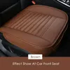 Auto -stoelbekleding KBKMCY PU Leer Cover voor achterste kussen Non Slide Auto Protector Mat Pad Universal Fit Truck SUV Van Beveiliging