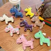 Cute Diamond Pony Keychain Female Creative Car Key Chain Creative Fashion Bag Pendant Gift Retail & Whole Y05316p